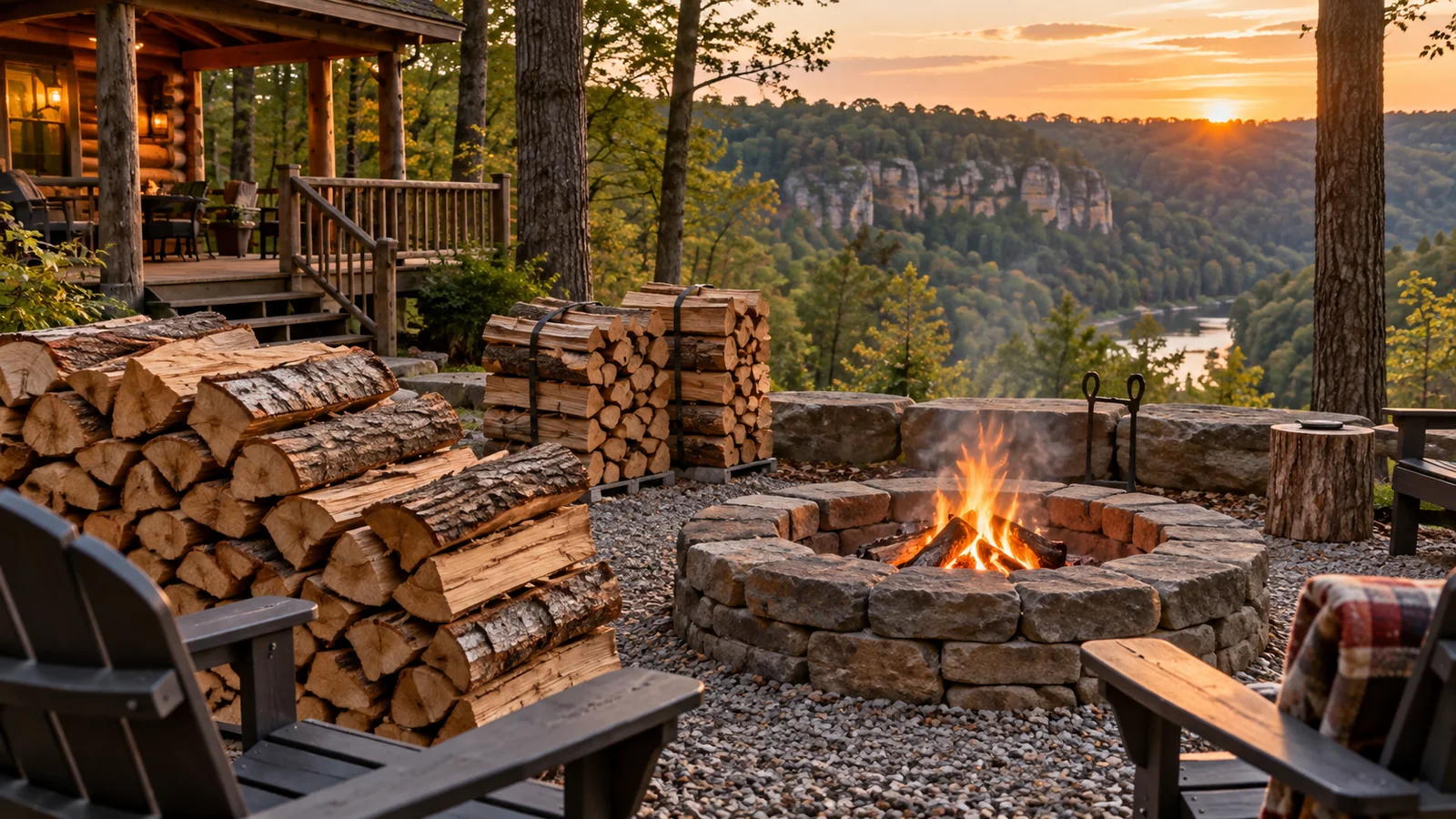 The Hocking Hills Cabin Check-In Firewood Checklist