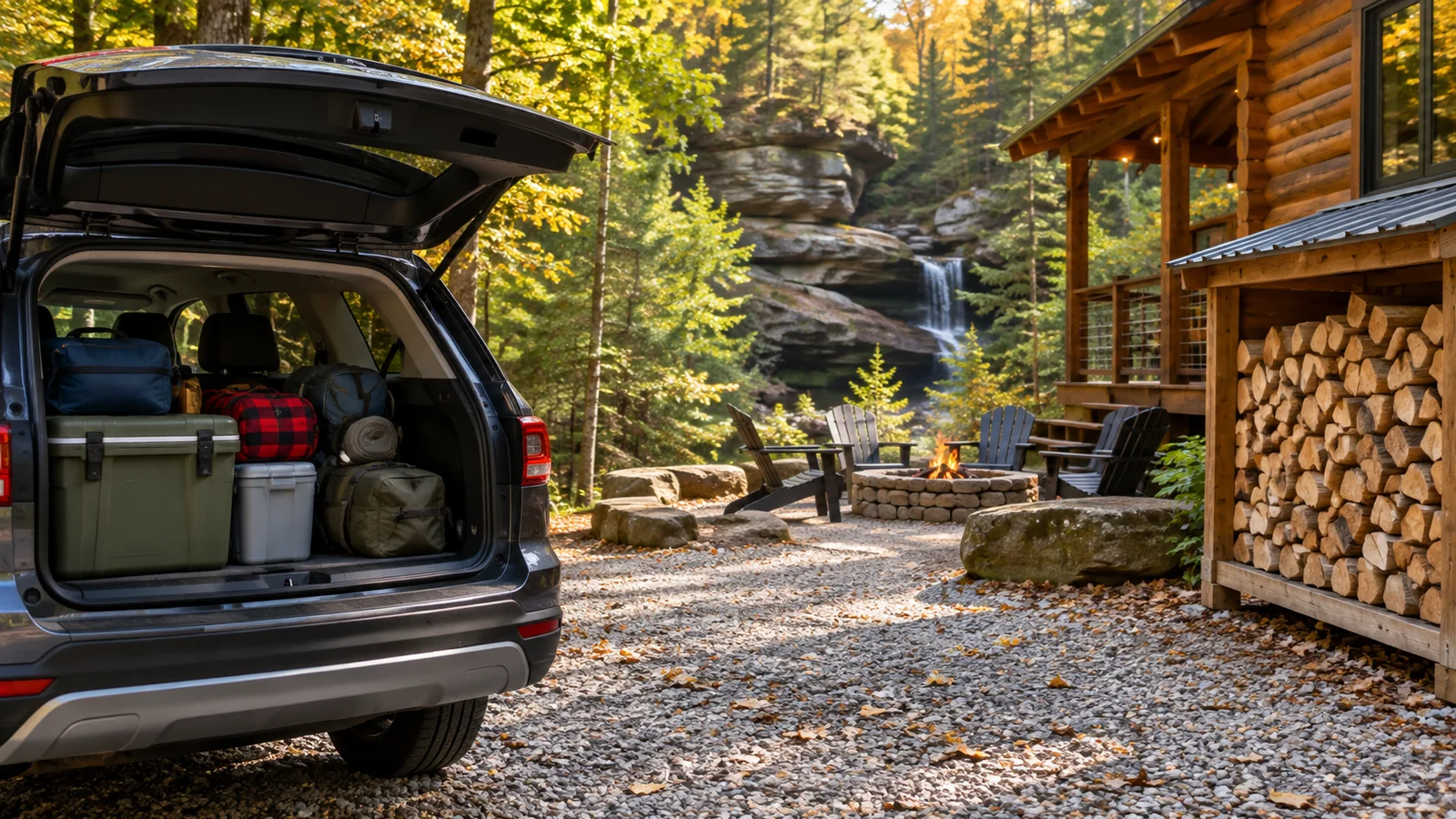 Firewood Waiting at Check-In: How Pre-Arrival Cabin Delivery Actually Works
